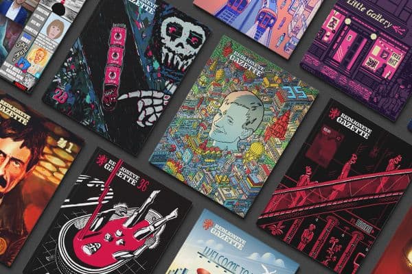 Redlion Gazette – the world's first weekly NFT magazine publication on the Ethereum blockchain.